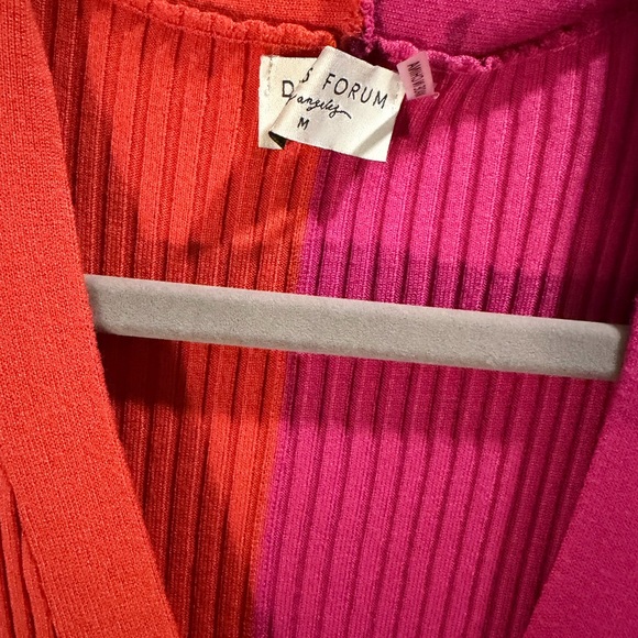 Colorblock Ribbed Knit Dress - Picture 2 of 2